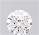 Lab Grown Diamond 1.09 Carats, Round with Ideal Cut, D Color, VVS1 Clarity and Certified by IGI