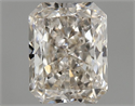 Natural Diamond 0.53 Carats, Radiant with  Cut, J Color, VVS1 Clarity and Certified by GIA
