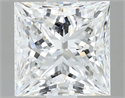 Natural Diamond 1.01 Carats, Princess with  Cut, G Color, VVS2 Clarity and Certified by GIA