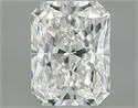Natural Diamond 0.70 Carats, Radiant with  Cut, G Color, VVS2 Clarity and Certified by GIA