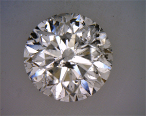 Picture of Natural Diamond 2.61 Carats, Round with Very Good Cut, L Color, I1 Clarity and Certified by GIA