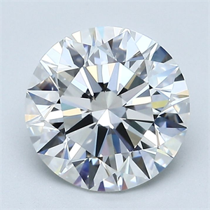 Picture of Natural Diamond 2.28 Carats, Round with Excellent Cut, F Color, VVS1 Clarity and Certified by GIA