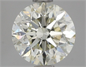 Natural Diamond 1.51 Carats, Round with Very Good Cut, K Color, SI2 Clarity and Certified by IGI