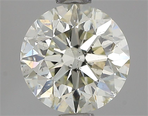 Picture of Natural Diamond 1.51 Carats, Round with Very Good Cut, K Color, SI2 Clarity and Certified by IGI