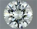 Natural Diamond 1.00 Carats, Round with Excellent Cut, K Color, SI1 Clarity and Certified by IGI