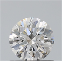 Natural Diamond 0.75 Carats, Round with Excellent Cut, G Color, VVS1 Clarity and Certified by GIA