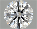 Lab Grown Diamond 1.05 Carats, Round with Ideal Cut, E Color, VVS2 Clarity and Certified by IGI