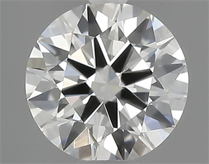 Picture of Natural Diamond 0.40 Carats, Round with Excellent Cut, I Color, VVS1 Clarity and Certified by GIA