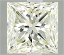 Natural Diamond 0.70 Carats, Princess with  Cut, K Color, VVS1 Clarity and Certified by IGI