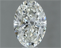Diamante Natural 0.50 quilates, Ovalado , Color H, claridad VVS2 y certificado IGI