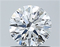 Natural Diamond 0.72 Carats, Round with Excellent Cut, E Color, VVS1 Clarity and Certified by GIA