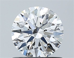 Picture of Natural Diamond 0.72 Carats, Round with Excellent Cut, E Color, VVS1 Clarity and Certified by GIA