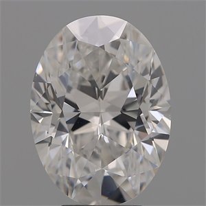 Foto Diamante Natural 5.00 quilates, Ovalado , Color F, claridad VS1 y certificado GIA de