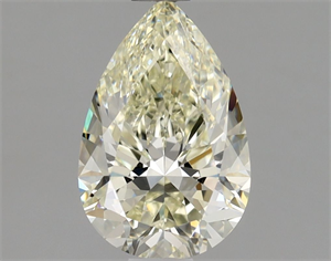 Picture of Natural Diamond 1.00 Carats, Pear with  Cut, L Color, IF Clarity and Certified by GIA