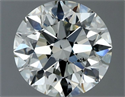 Natural Diamond 1.51 Carats, Round with Excellent Cut, I Color, SI1 Clarity and Certified by IGI