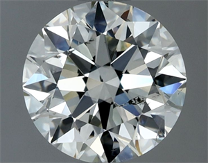 Picture of Natural Diamond 1.51 Carats, Round with Excellent Cut, I Color, SI1 Clarity and Certified by IGI