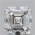 Natural Diamond 2.01 Carats, Asscher with  Cut, G Color, VVS1 Clarity and Certified by GIA