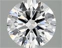 Lab Grown Diamond 3.07 Carats, Round with Ideal Cut, F Color, VVS2 Clarity and Certified by IGI