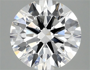Picture of Lab Grown Diamond 3.07 Carats, Round with Ideal Cut, F Color, VVS2 Clarity and Certified by IGI