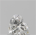Natural Diamond 0.53 Carats, Heart with  Cut, I Color, VS1 Clarity and Certified by GIA
