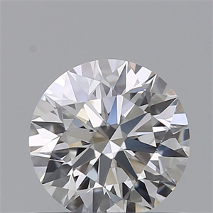 Foto Diamante Natural 0.63 quilates, Redondo , Color E, claridad VVS1 y certificado GIA de