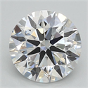 Lab Grown Diamond 1.53 Carats, Round with Ideal Cut, E Color, VVS2 Clarity and Certified by IGI