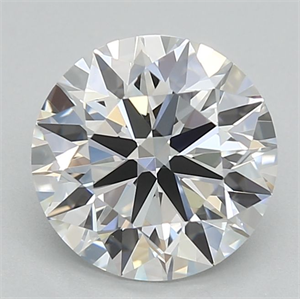 Picture of Lab Grown Diamond 1.53 Carats, Round with Ideal Cut, E Color, VVS2 Clarity and Certified by IGI