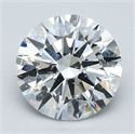 Diamante Natural 1.82 quilates, Redondo , Color F, claridad SI2 y certificado GIA