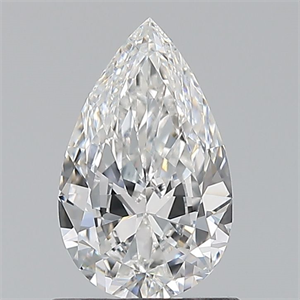 Picture of Natural Diamond 0.70 Carats, Pear with  Cut, E Color, IF Clarity and Certified by GIA