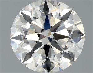 Picture of Natural Diamond 1.02 Carats, Round with Excellent Cut, H Color, SI1 Clarity and Certified by GIA