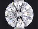 Lab Grown Diamond 1.03 Carats, Round with Ideal Cut, E Color, IF Clarity and Certified by IGI