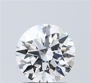 Picture of Lab Grown Diamond 1.54 Carats, Round with Ideal Cut, F Color, VVS2 Clarity and Certified by IGI