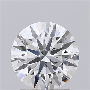 Picture of Lab Grown Diamond 1.36 Carats, Round with Ideal Cut, E Color, VVS2 Clarity and Certified by IGI