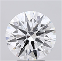 Lab Grown Diamond 3.09 Carats, Round with Ideal Cut, F Color, VVS1 Clarity and Certified by IGI