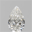 Natural Diamond 0.51 Carats, Pear with  Cut, G Color, VVS2 Clarity and Certified by GIA
