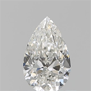 Picture of Natural Diamond 0.51 Carats, Pear with  Cut, G Color, VVS2 Clarity and Certified by GIA