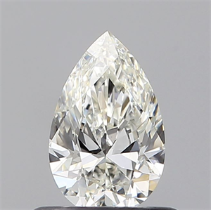 Picture of Natural Diamond 0.50 Carats, Pear with  Cut, I Color, SI1 Clarity and Certified by GIA