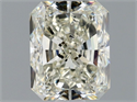 Natural Diamond 1.09 Carats, Radiant with  Cut, K Color, SI1 Clarity and Certified by GIA
