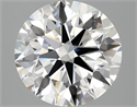 Del inventario de diamantes de laboratorio, 3.02 quilates, Redondo , Color F, claridad VVS2 y certificado IGI