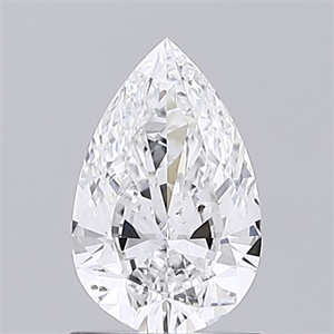 Picture of Natural Diamond 0.80 Carats, Pear with  Cut, E Color, SI1 Clarity and Certified by GIA