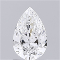 Natural Diamond 0.80 Carats, Pear with  Cut, E Color, SI1 Clarity and Certified by GIA