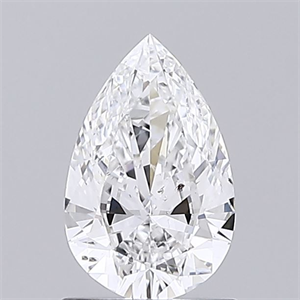 Picture of Natural Diamond 0.80 Carats, Pear with  Cut, E Color, SI1 Clarity and Certified by GIA
