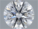 Lab Grown Diamond 1.71 Carats, Round with Ideal Cut, D Color, VS1 Clarity and Certified by IGI