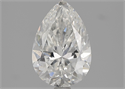 Diamante Natural 1.70 quilates, De pera , Color H, claridad SI1 y certificado GIA