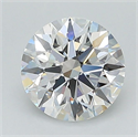 Lab Grown Diamond 1.34 Carats, Round with Ideal Cut, D Color, VS2 Clarity and Certified by IGI