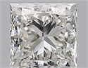 Natural Diamond 1.20 Carats, Princess with  Cut, G Color, VVS2 Clarity and Certified by GIA