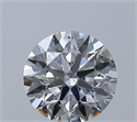 Natural Diamond 0.90 Carats, Round with Excellent Cut, D Color, SI2 Clarity and Certified by GIA