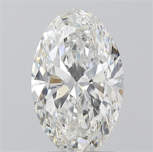 Picture of Natural Diamond 1.20 Carats, Oval with  Cut, G Color, SI1 Clarity and Certified by GIA