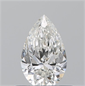 Natural Diamond 0.50 Carats, Pear with  Cut, H Color, VS1 Clarity and Certified by GIA