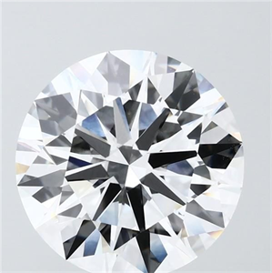 Picture of Lab Grown Diamond 7.02 Carats, Round with Ideal Cut, F Color, VVS2 Clarity and Certified by IGI